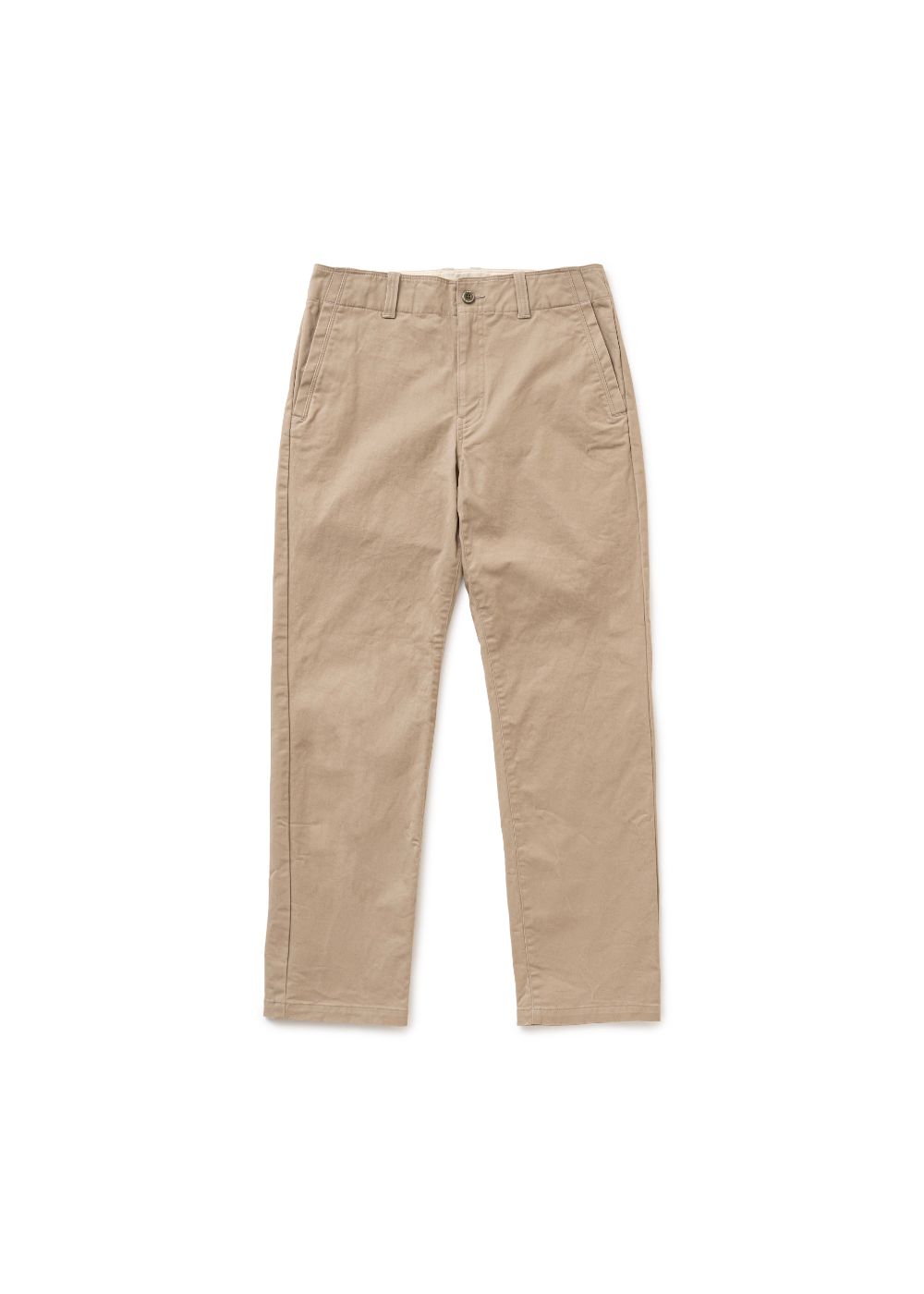 CHINO L/L PANTS SLIM (BEIGE) / スリムタイプ チノ パンツ