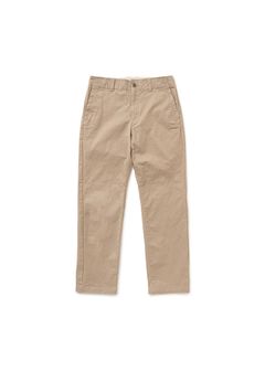 CHINO L/L PANTS SLIM (BEIGE) / スリムタイプ チノ パンツ
