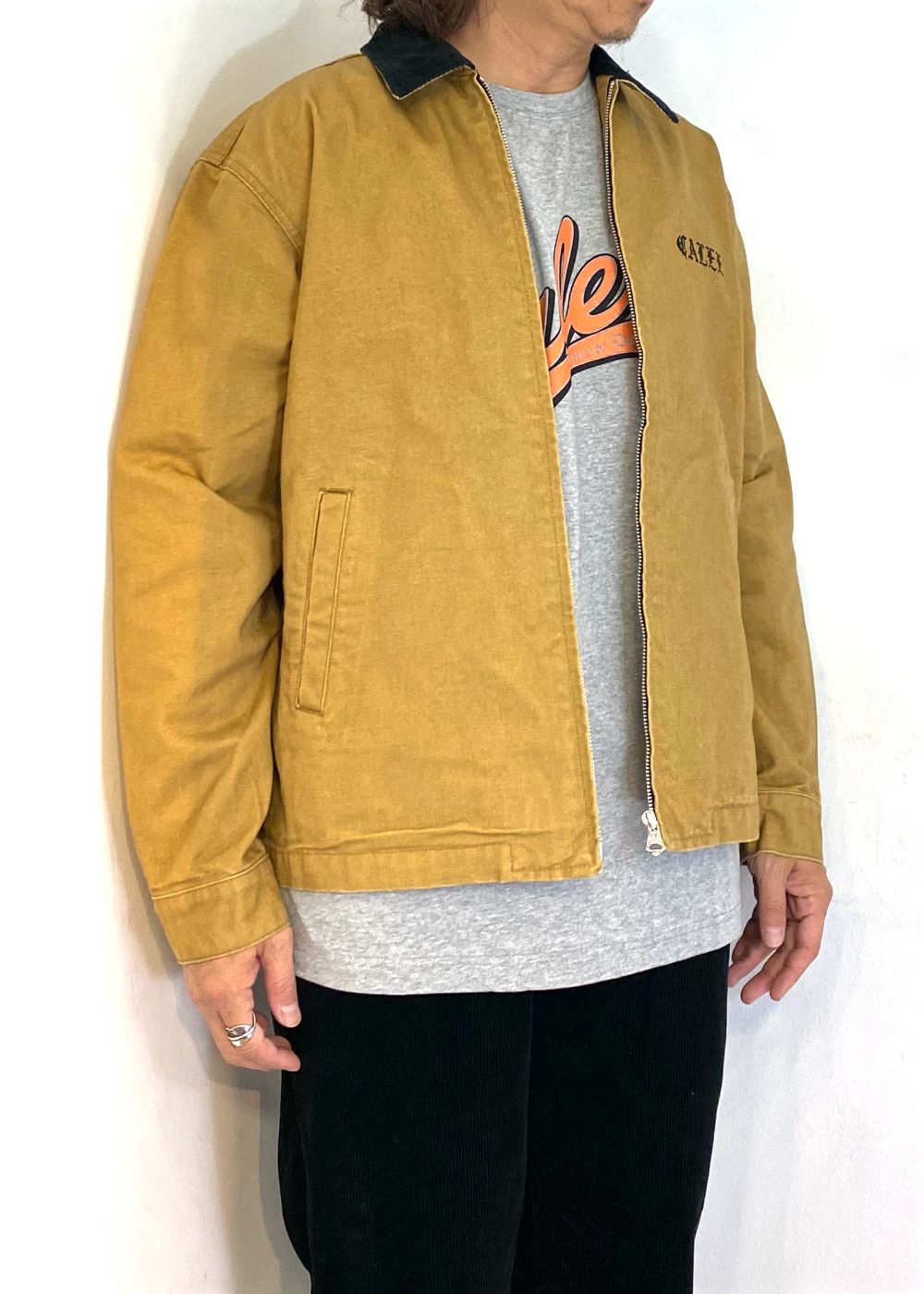 VINTAGE REPRODUCT CORDURY COLLAR DUCK JACKET (CAMEL) / ダック ワークジャケット