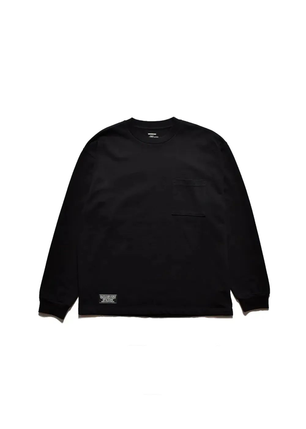 Heavy weight Loose Fit L/S T-SH (BLK) / BTSA コラボ Tシャツ