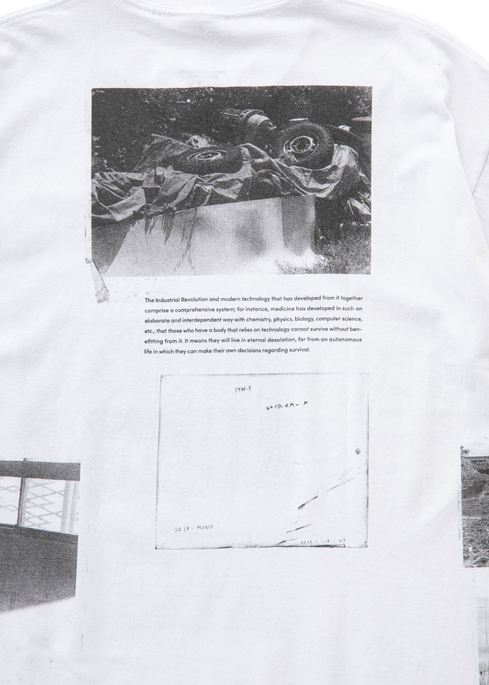 MEDEIA 2.0 Ex.S/S PRINTED TEE "MEDEIA 2.0" (WHITE) / ×Medeia 1.0 小松浩子 コラボ Tシャツ