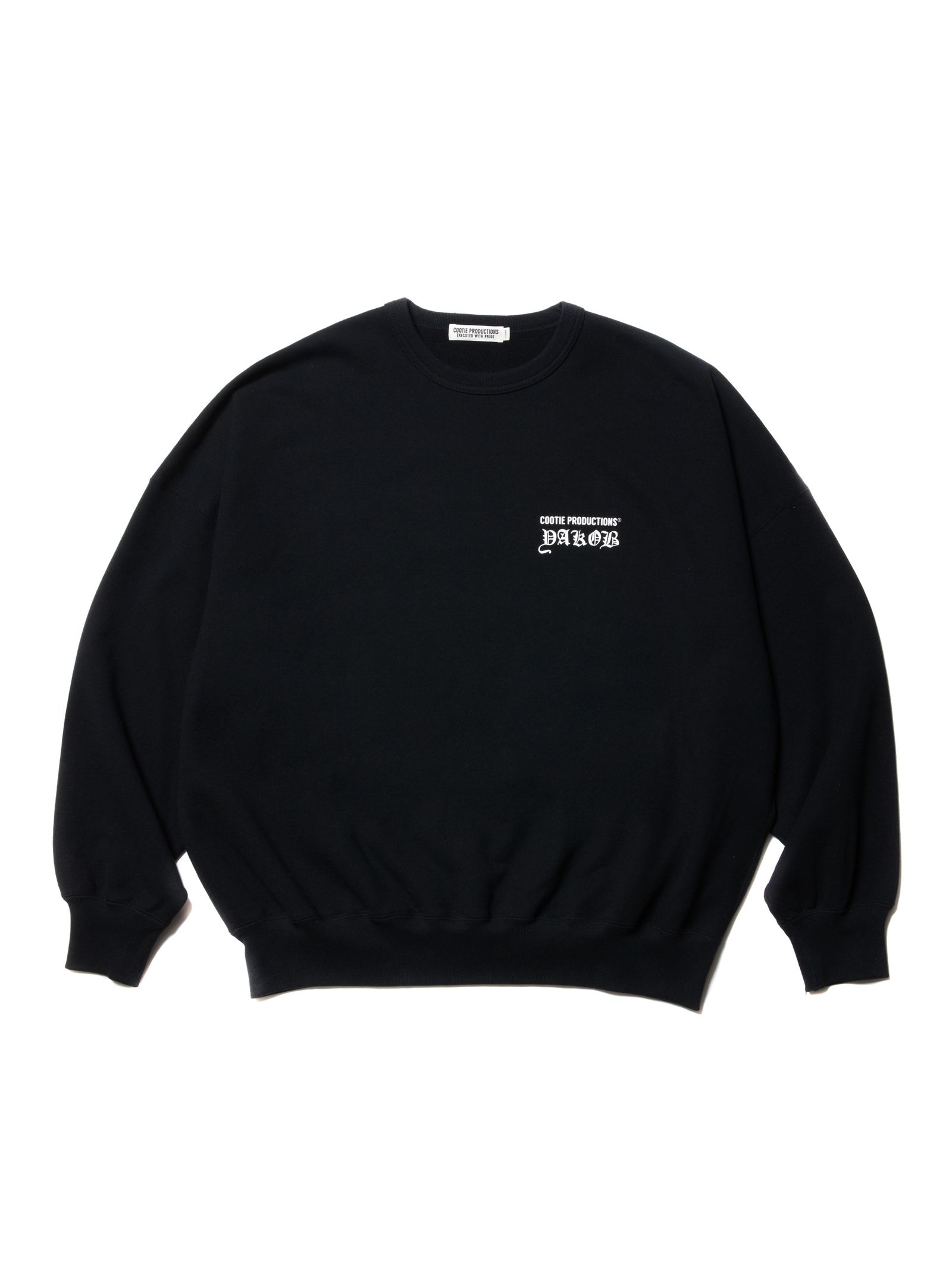 COOTIE PRODUCTIONS - Open End Yarn Sweat Crew (MARY) (BLACK) / Jakob Morley  コラボ スウェット | LOOPHOLE