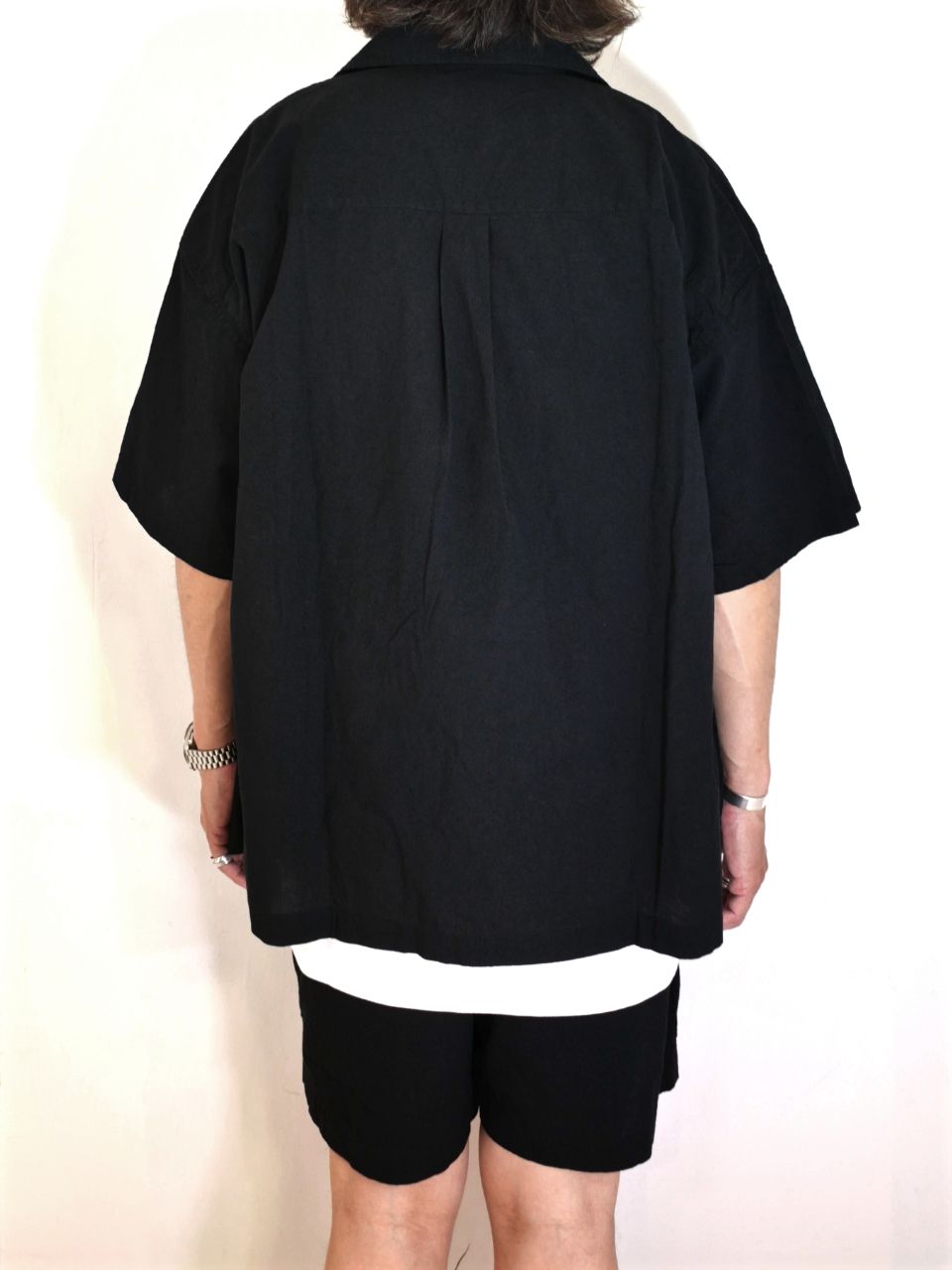 COOTIE 「Finx Cotton Cordlane Open Collar S/S Shirt