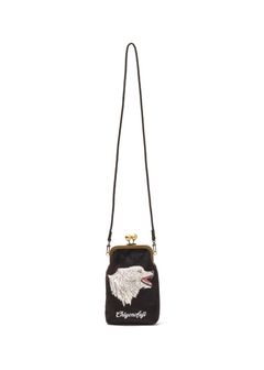 【千代の富士×BUENA VISTA】がま口 pochette ウルフ (BLACK) / ×千代の富士 コラボ がま口 ポーチ