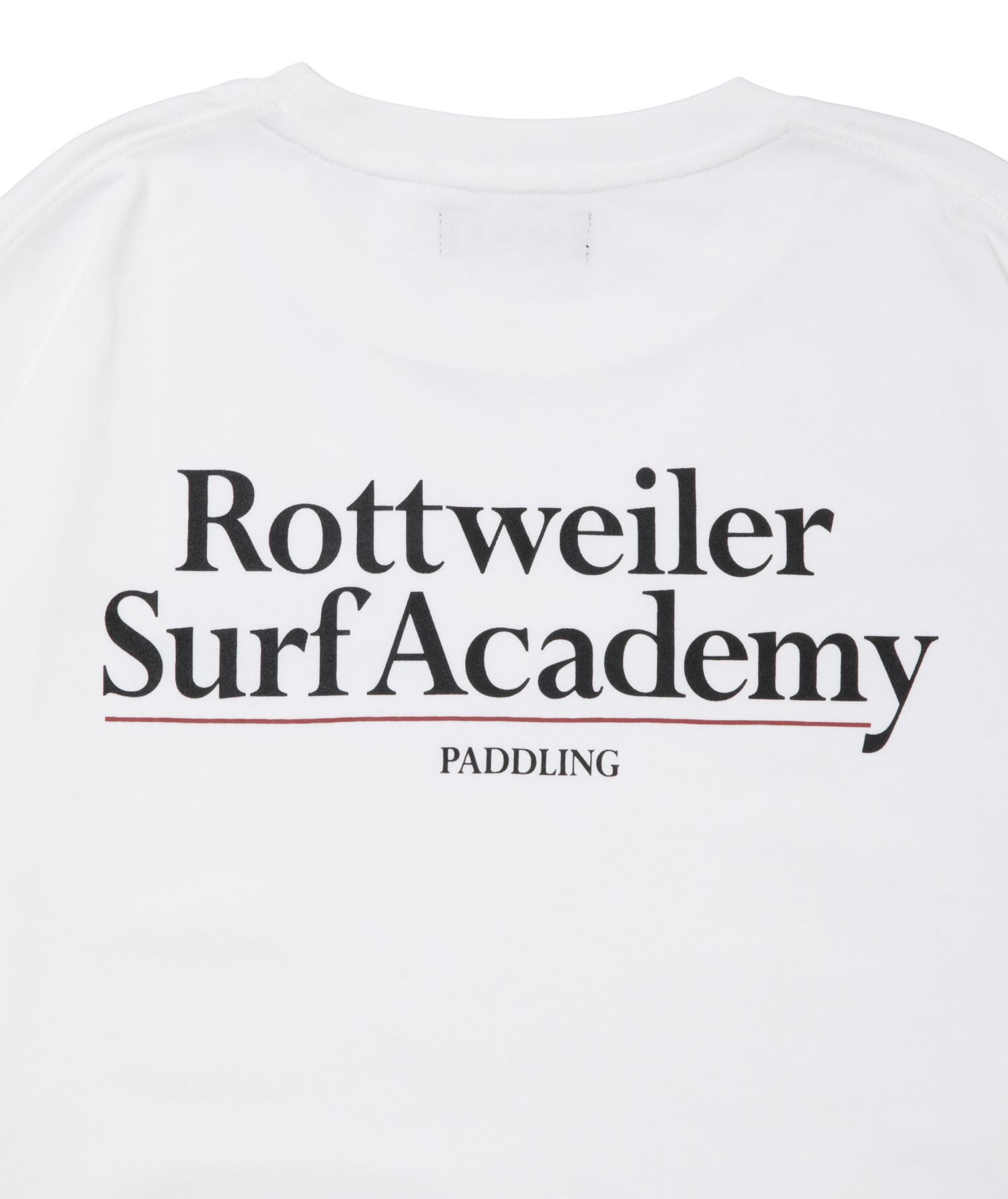R9 SURF ACADEMY SS TEE (WHITE) /  オリジナル ロゴプリント Tシャツ