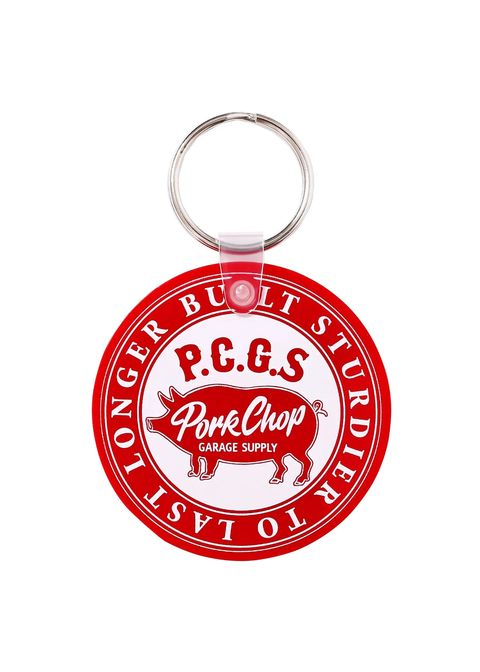 KEY TAG (CIRCLE PORK) / ラバー キーホルダー