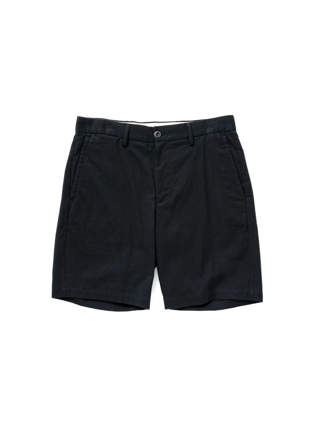 CHINO SHORTS (BLACK) / コットン チノショーツ