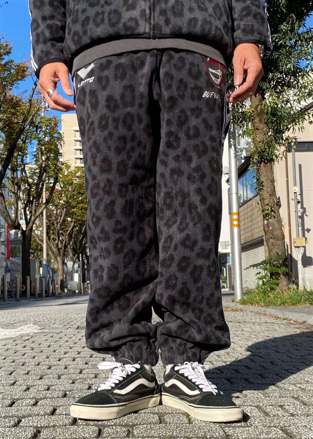 【LOTTO × BUENA VISTA】Boa fleece pants (GRAY) / ロット コラボ セットアップ フリース パンツ