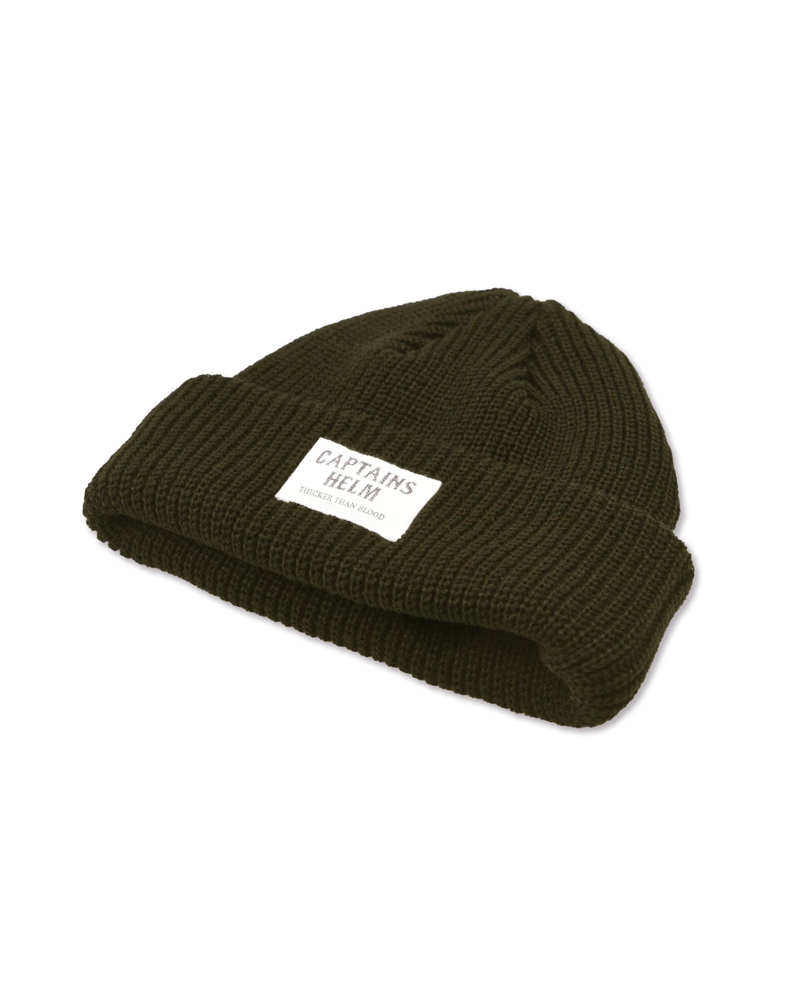 【ラスト1点】24/7 HELM WATCH CAP (OLIVE) / オリジナル ワッチキャップ