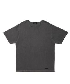 PIGMENT CUT OFF TEE (CHARCOAL) /  オリジナル カットオフ Tシャツ