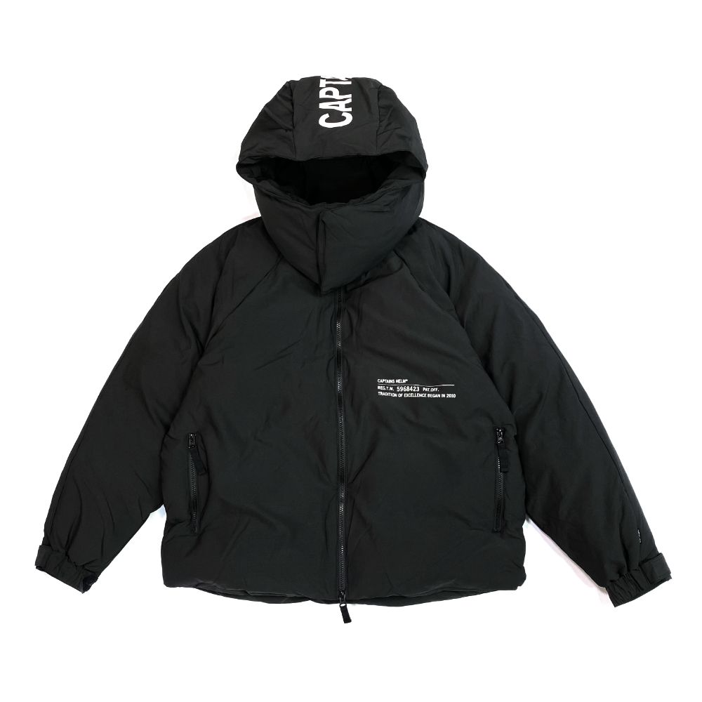 CAPTAINS HELM - DETACHABLE HOOD PADDED JKT (BLACK) / ハイスペック 