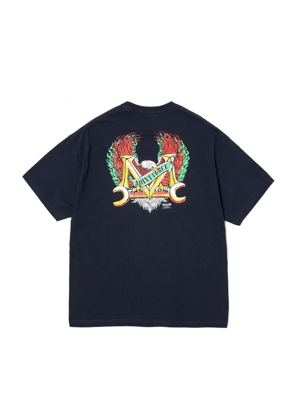 【ラスト1点】×MASSES T-SHIRT EAGLE (NAVY) / マシス コラボレーション プリントT