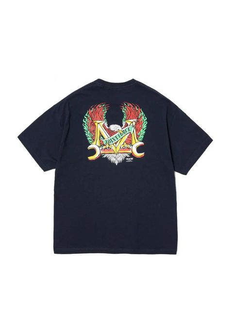 【ラスト1点】×MASSES T-SHIRT EAGLE (NAVY) / マシス コラボレーション プリントT