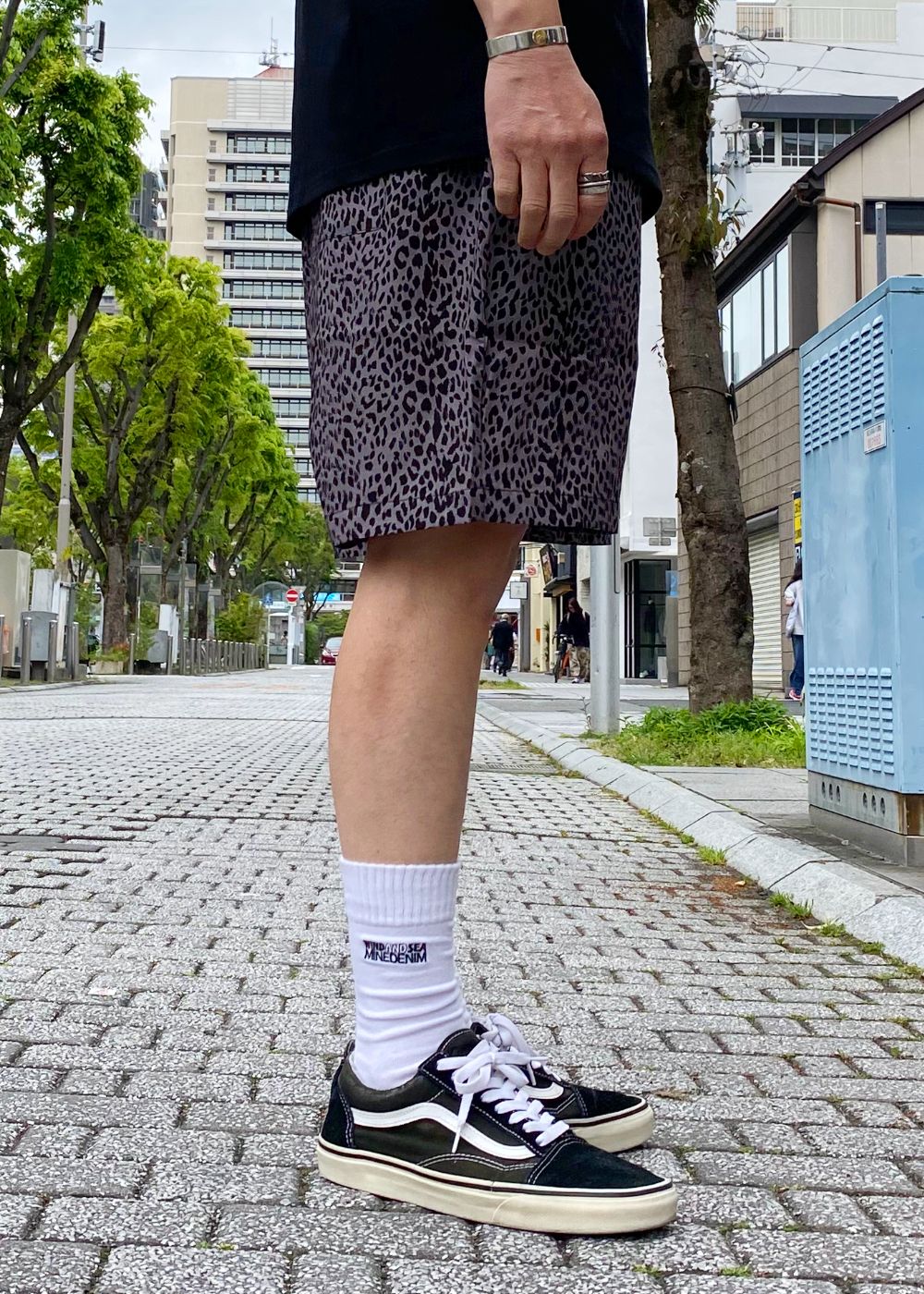 Leopard Short (GRAY) / オリジナル レオパード イージーショーツ