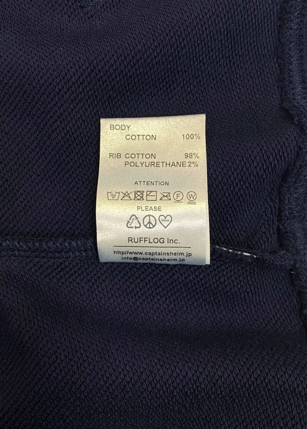 CLASSIC LOGO HOODIE (NAVY) / ロゴ プリント スウェット パーカー
