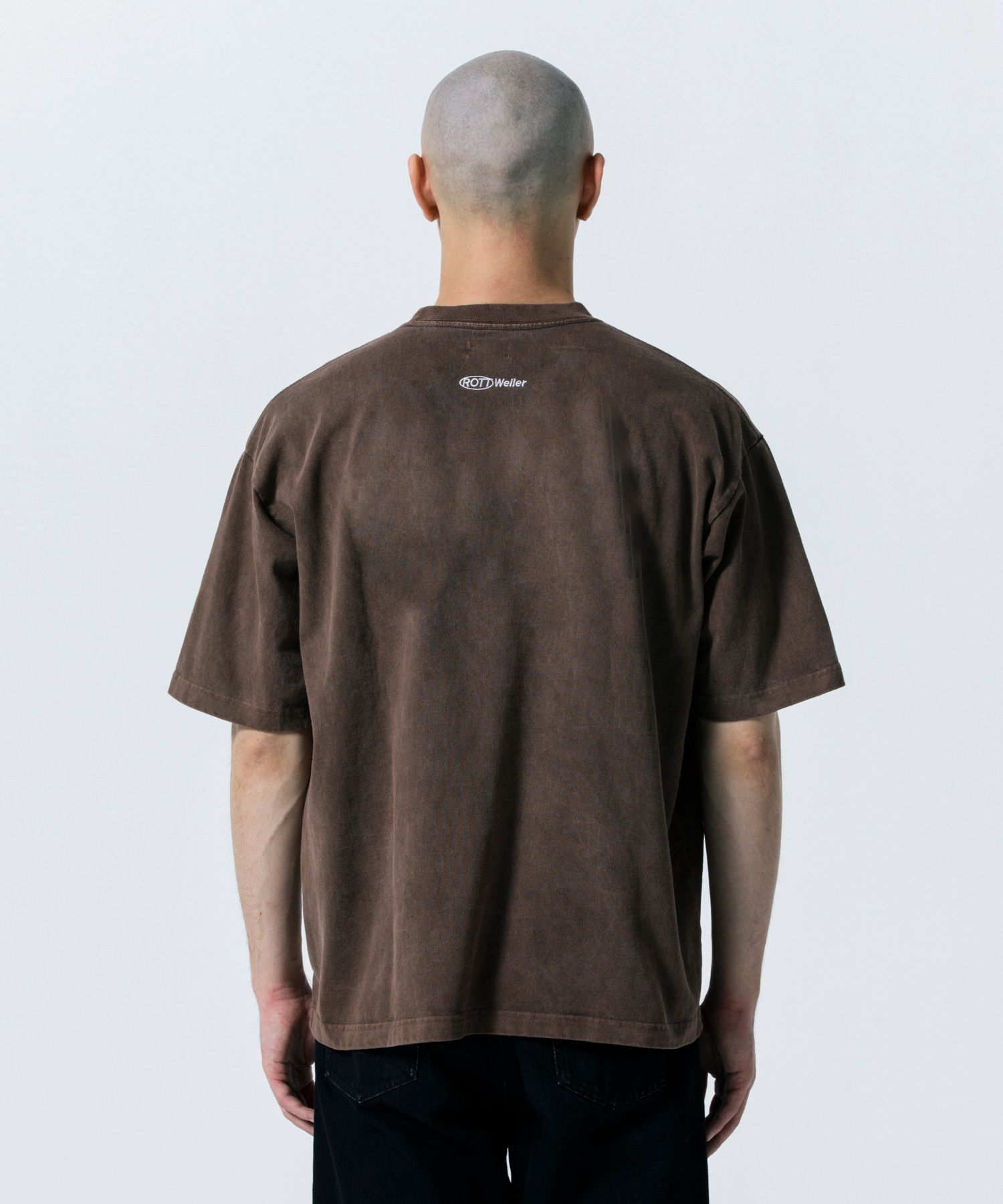 RW TEE (BROWN) / オリジナル プリント Tシャツ
