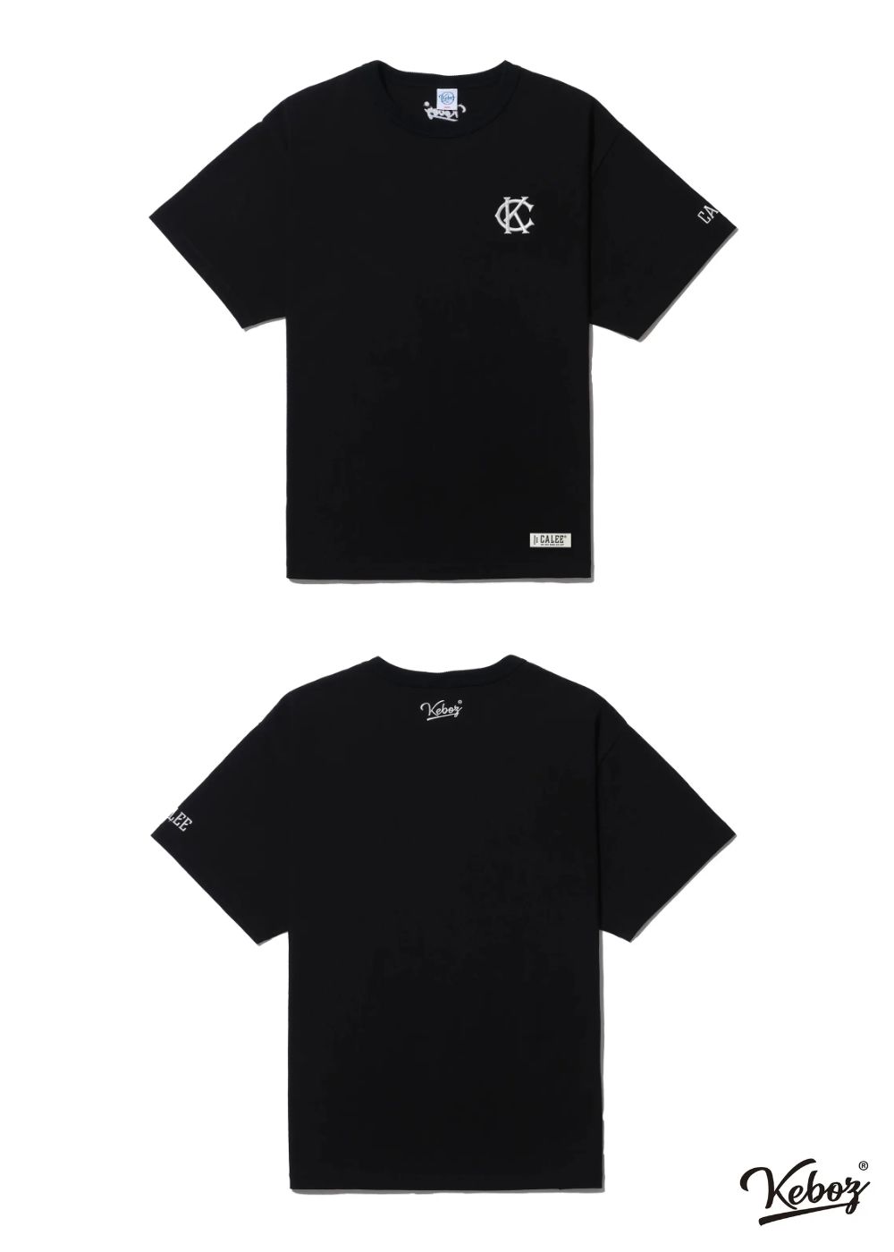 × KEBOZ CLASSIC LOGO S/S TEE (BLACK) / ケボズ コラボ Tシャツ