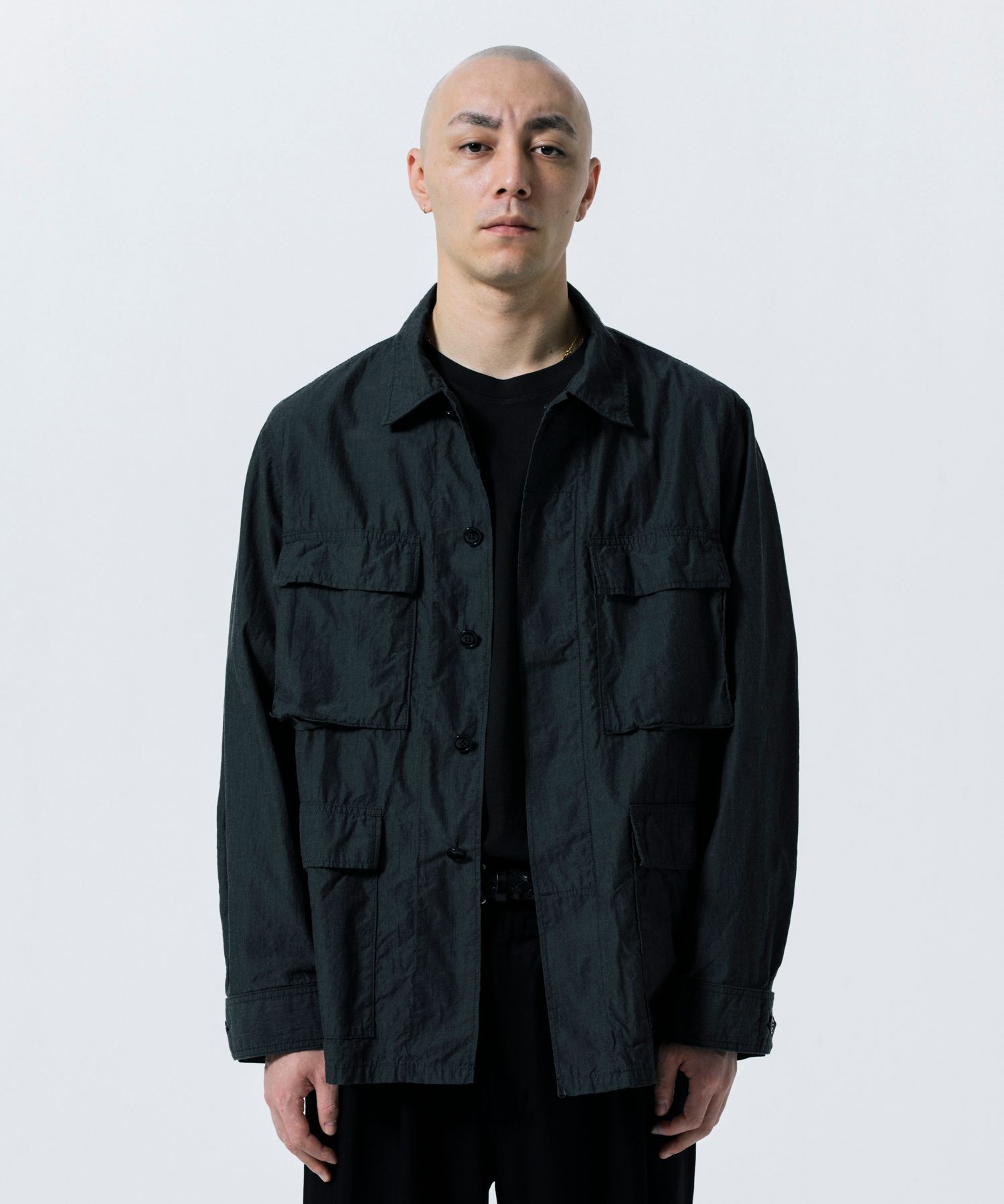 R9 BDU JACKET (BLACK) / BDU ミリタリー ジャケット