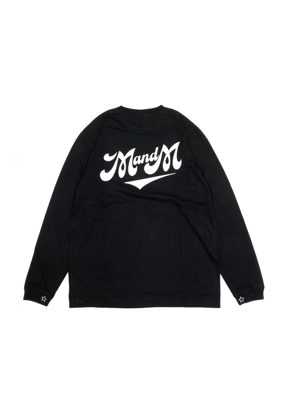 Print L/S Tee (BLACK) / プリント ロンT