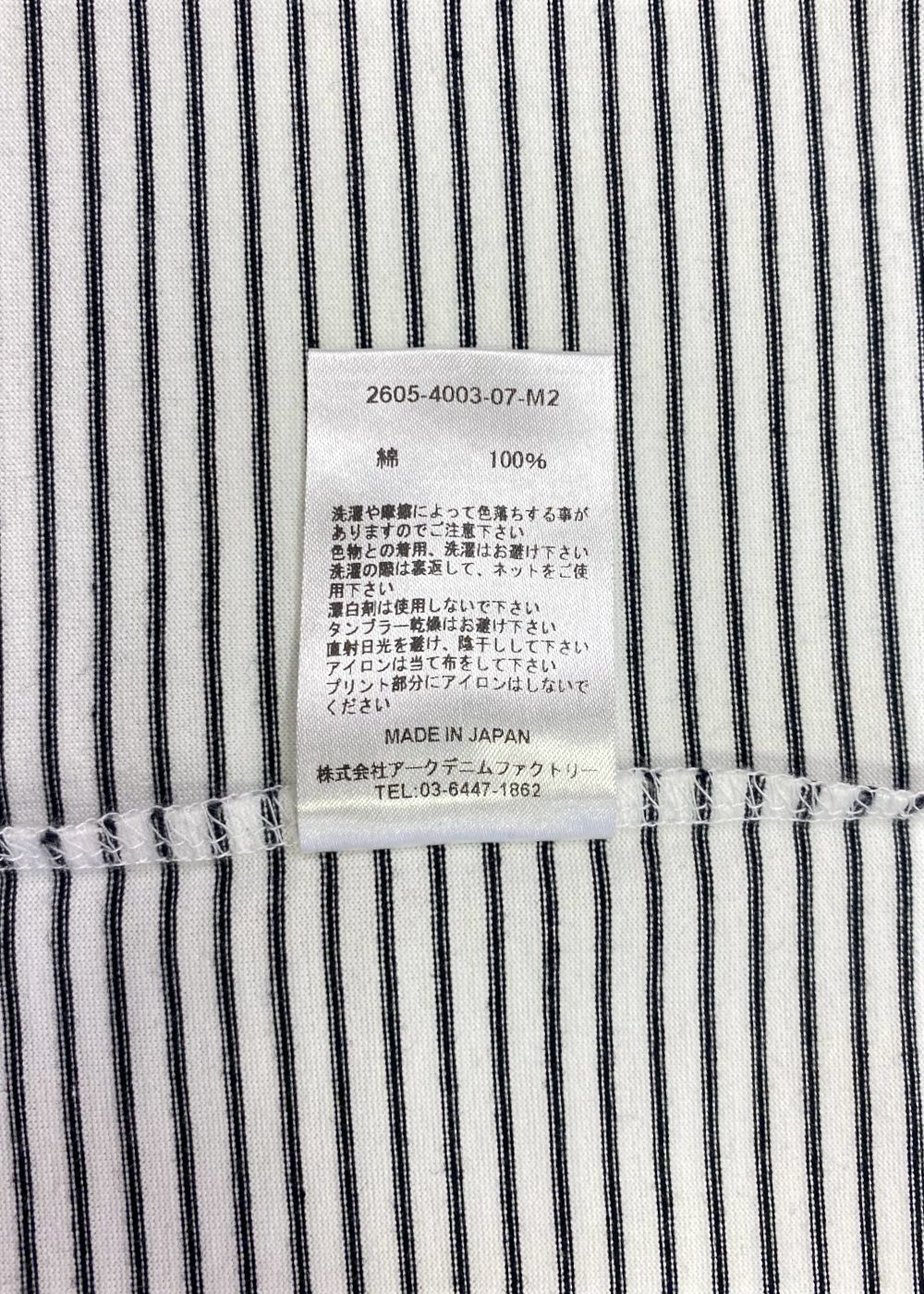 Micro Border Loose Crewneck T-SH (WPT) / オリジナル ボーダー ワイド Tシャツ
