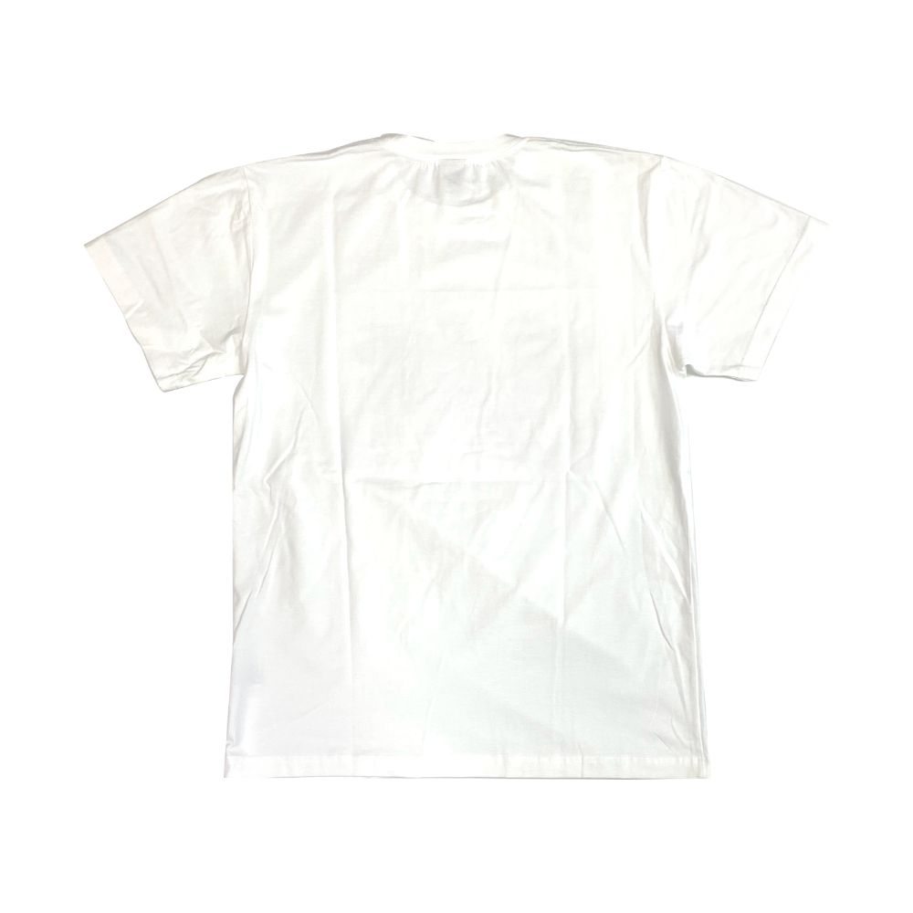 【ラスト1点】STRETCH CALEE COLLAGE LOGO TEE (WHITE) / カレッジロゴ オリジナル ストレッチ Tシャツ