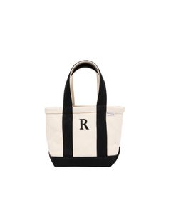 R9 SMALL TOTE BAG (IVORY) / キャンバス トート バッグ