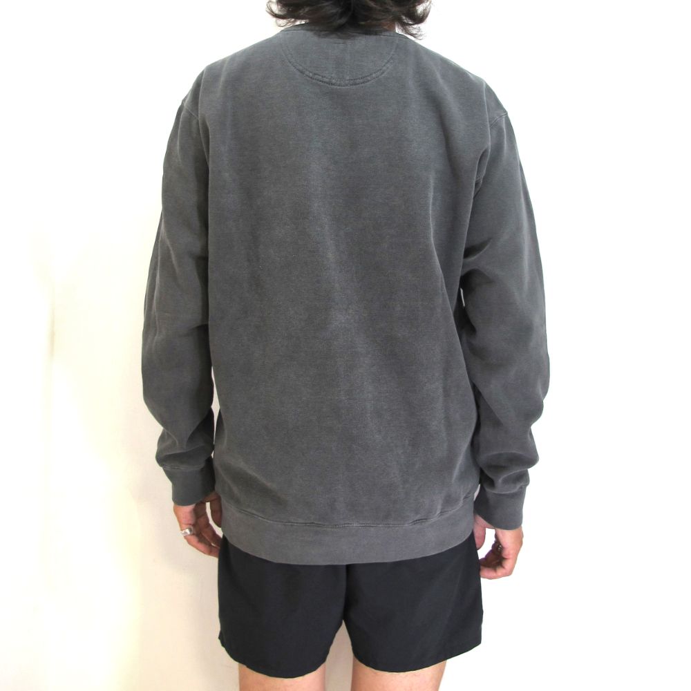 CAPTAINS HELM - × CHALLENGER BUILT IN JP C/N SWEAT (SMOKE BLACK