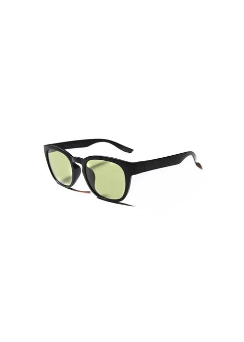 【ラスト1点】WELLINGTON TYPE UP CYCLE SHADES (GREEN) / リサイクルプラスチック ウェリントンタイプ サングラス