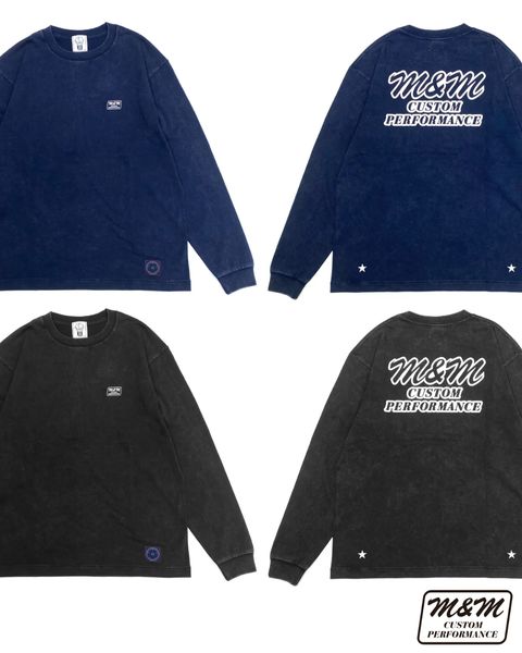M&M 新作販売告知 / 古着のような佇まいが魅力のロングスリーブTシャツ。