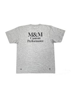 Logo EMB. Tee (M.GRAY) / ロゴ プリント Tシャツ