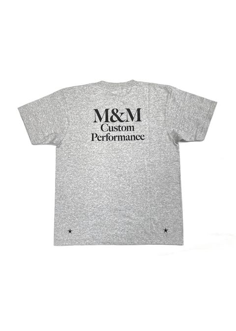 Logo EMB. Tee (M.GRAY) / ロゴ プリント Tシャツ