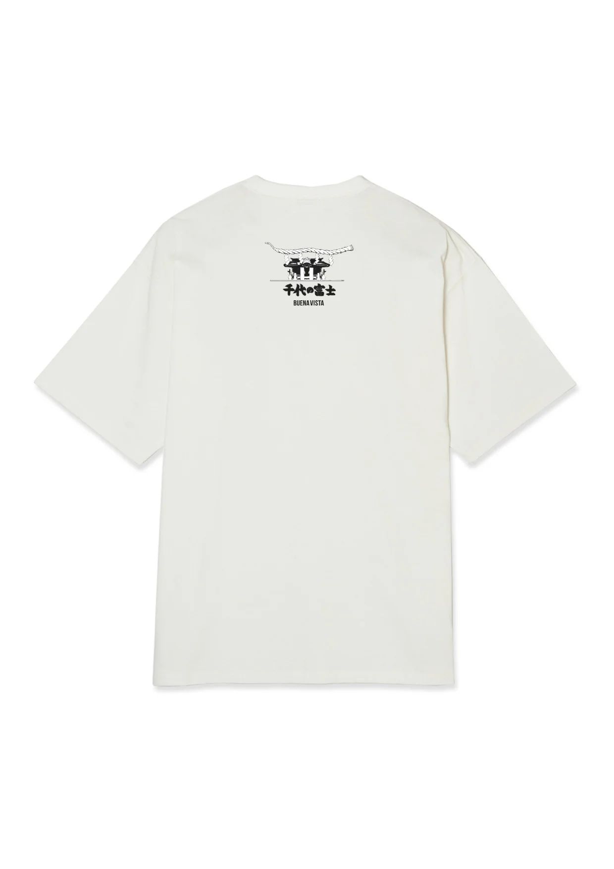 【千代の富士×BUENA VISTA】El wolf solitario tee tres (WHITE) / ×千代の富士 コラボ Tシャツ