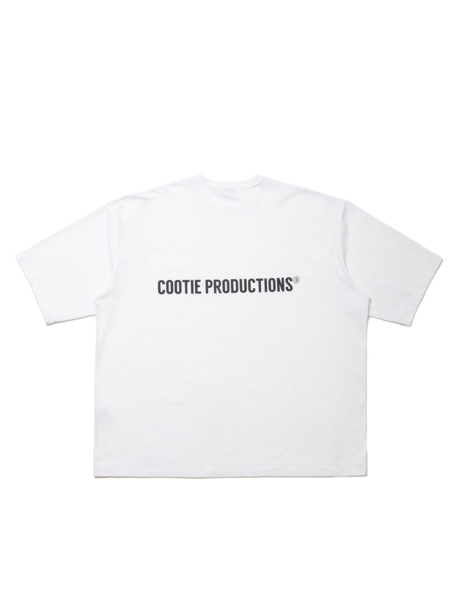 COOTIE PRODUCTIONS - Print Oversized S/S Tee (WHITE) / ロゴ プリント ビッグTシャツ |  LOOPHOLE