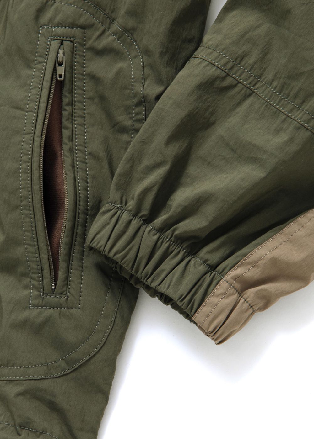 RATS - WARM UP JACKET (KHAKI) / セットアップ トラックジャケット