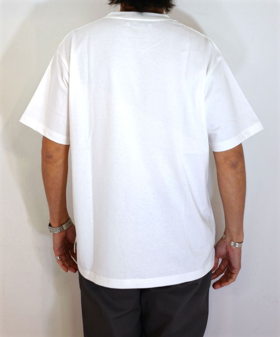 Standard Crewneck T-SH (WHT) / オリジナル ポケット Tシャツ