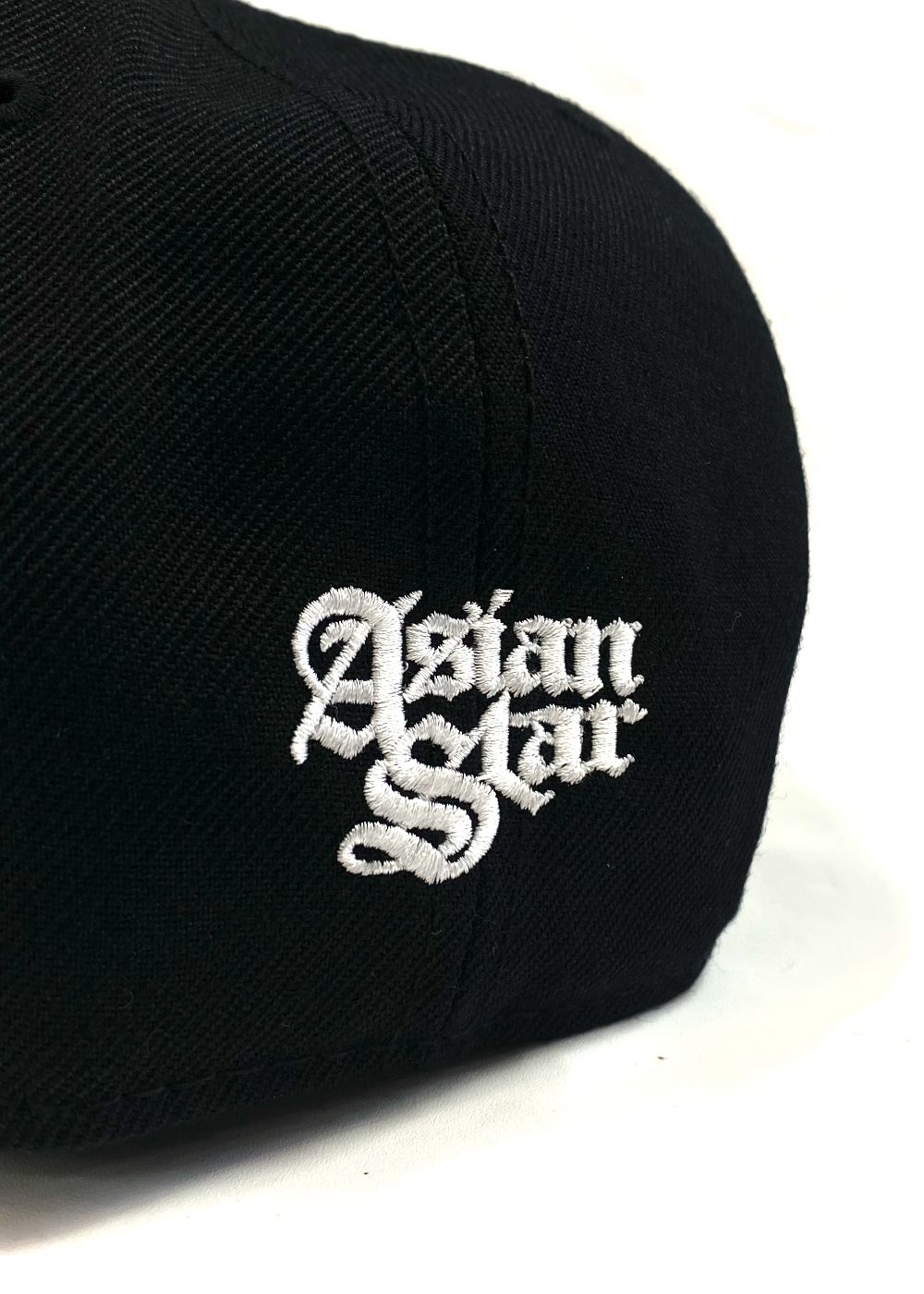 × ASIAN STAR SLOW&SEXY Baseball CAP (BLACK/WHITE) / エイジアンスター コラボ 刺繍ロゴ ベースボールキャップ
