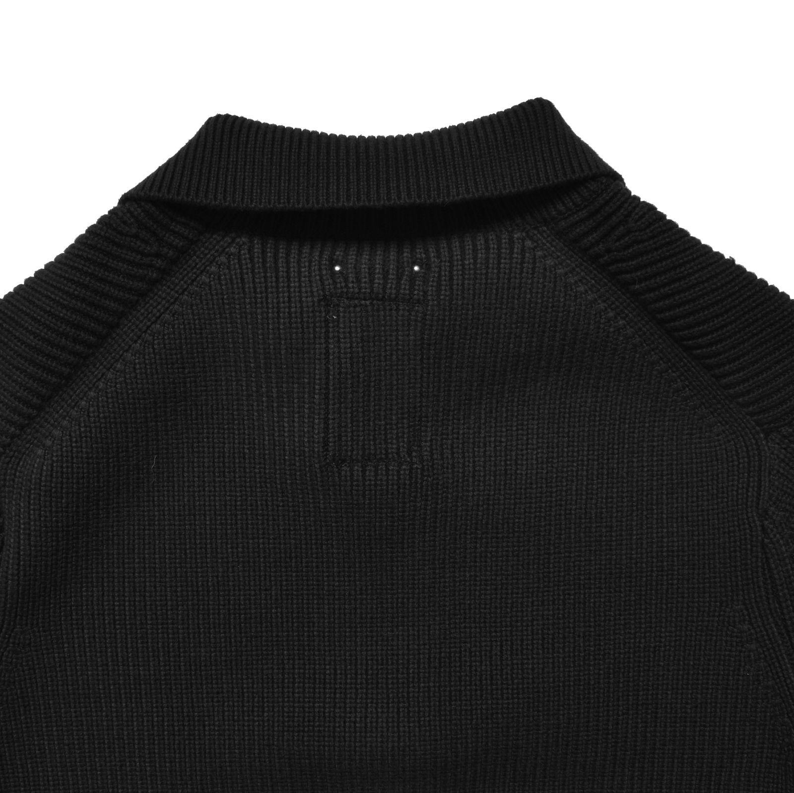 Heavyweight Trucker Knit Blouson (BLK) /  ドライバーズ ニットブルゾン