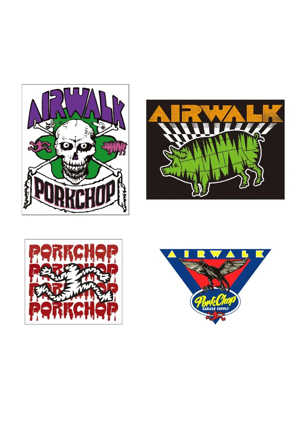AP STICKER SET / ×AIRWALK コラボ ステッカーセット