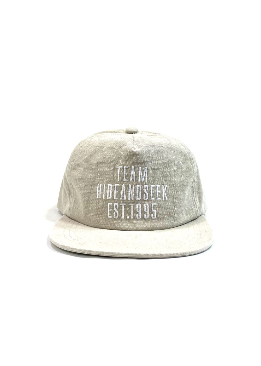 1995 OX Baseball CAP (Washed) (BEIGE) / ロゴ刺繍 ダッドキャップ