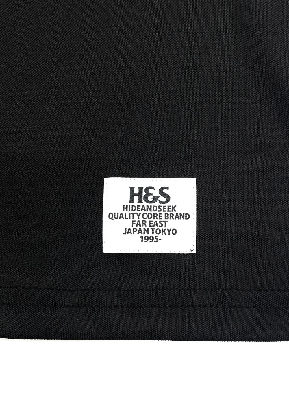 1995 Polo Shirt (BLACK) / ロゴ刺繍 ポロシャツ