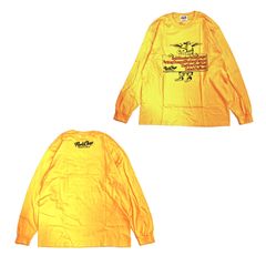 SLOGAN L/S TEE (GOLD) / スローガン ロングスリーブ Tシャツ