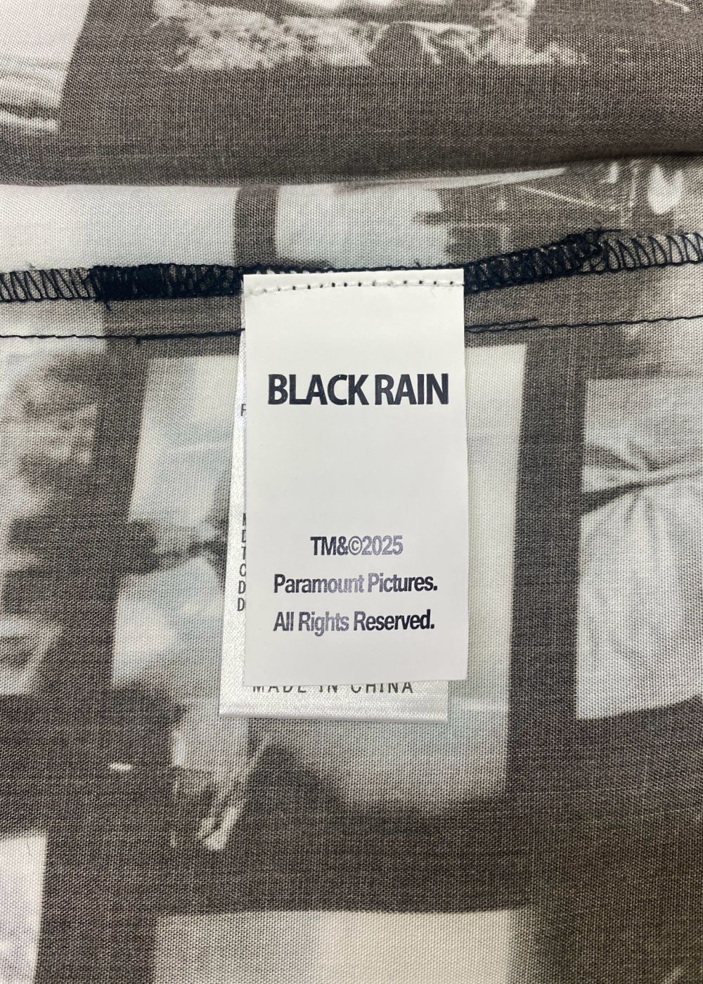 Black rain S/S shirts (BLACK) / ×ブラックレイン コラボ アロハシャツ