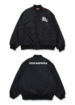 HIDE AND SEEK - JACKET STYLE vol.2 / Nylon Varsity Jacket