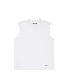 R9 BASIC NOSLEEVE TEE (WHITE) / オリジナル ノースリーブ Tシャツ
