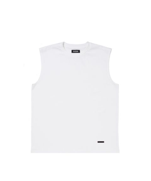 R9 BASIC NOSLEEVE TEE (WHITE) / オリジナル ノースリーブ Tシャツ