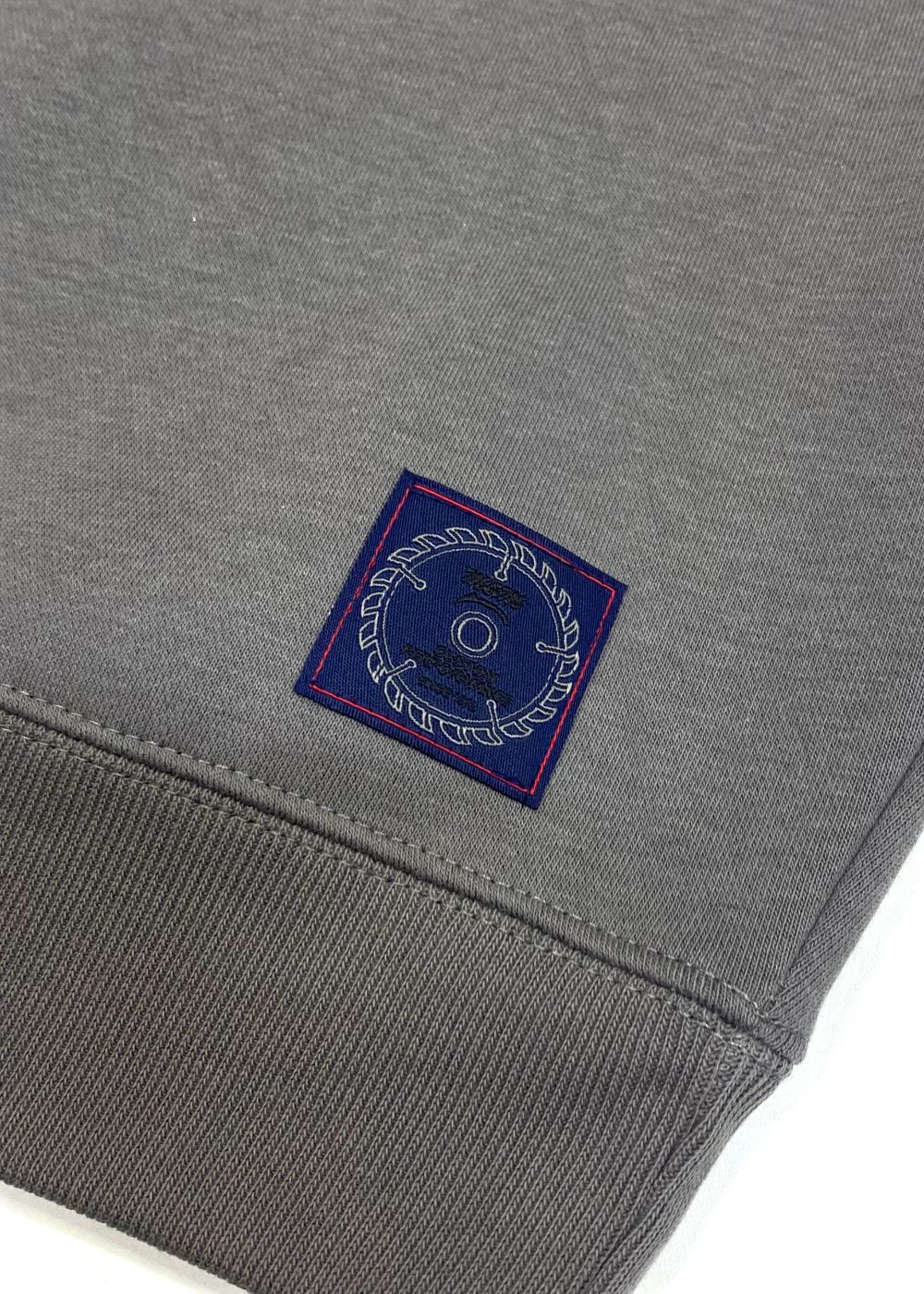 【ラスト1点】Add Crewneck Sweat (CHARCOAL) / プリント クルーネックスウェット