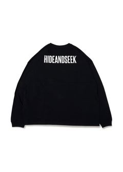 Logo L/S Tee(25ss Back) Big Silhouette (BLACK) / ロゴ プリント ロングスリーブ Tシャツ