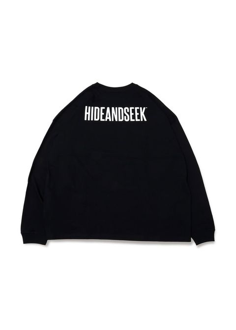 Logo L/S Tee(25ss Back) Big Silhouette (BLACK) / ロゴ プリント ロングスリーブ Tシャツ