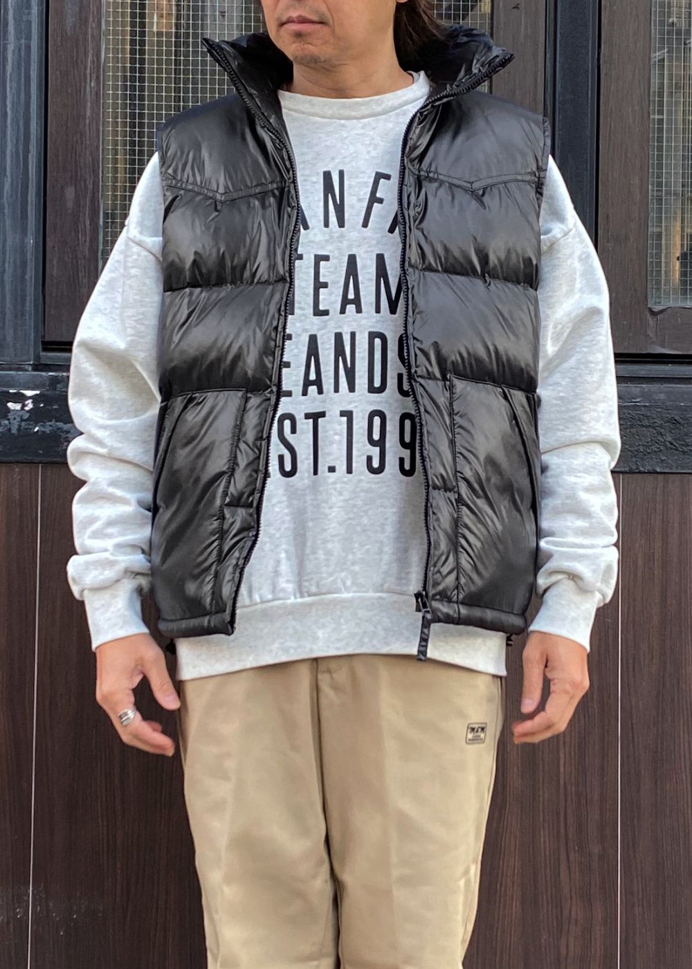 Western Down Vest (BLACK) / ウエスタン ダウン ベスト