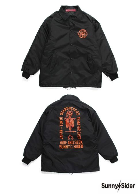 × SUNNY C SIDER Team JKT (BLACK×ORANGE) / サニーシーサイダー コラボASWボディー コーチジャケット